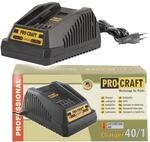 Procraft 40/1 Ladeger&auml;t 40 V f&uuml;r 40 Volt Li-Ionen Akkus