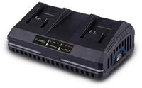 Original Scheppach 20V Doppelladeger&auml;t SDBC4.5A Schnelladeger&auml;t mit 240W 