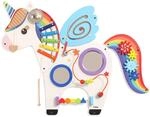 VIGA 44654 Toys &ndash; Wall Activity Panel &ndash; Einhorn