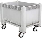 BRB Industriebox mit 4 Lenkrollen, lebensmittelecht, 300 Liter, LxBxH...