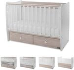 Lorelli Babybett MATRIX NEW Kinderbett 120 x 60 cm, 2 Ebenen, 2 Schubladen...