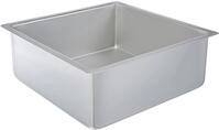 DECORA 0062606 Profi-BACKFORM QUADRATISCH AUS ELOXIERTEM Aluminium cm 25X25X10,
