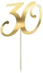 Cake Topper '30' 20,5cm Tortendeko Kuchendeko Cupcake Kuchen Torten Geburtstag