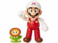 Nintendo Figur (10cm) W3 - Mario mit Fire Flower