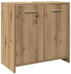 vidaXL Waschbeckenunterschrank Artisan-Eiche 60x33x60 cm