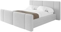ALTDECOR Polsterbett ohne Matratze TEVO-Z 200x200 - Hellgrau | Polsterbett mit