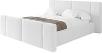 ALTDECOR Polsterbett ohne Matratze RIVO-Z 140x200 - Wei&szlig; | Polsterbett mit