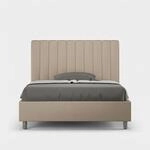 Franz&ouml;sisches Doppelbett mit Stauraum, 140 x 200 cm, modern, Agueda F, Beige
