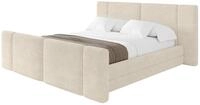 ALTDECOR Polsterbett ohne Matratze TEVO-Z 160x200 - Beige | Polsterbett mit