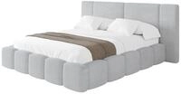 ALTDECOR Polsterbett ohne Matratze NILO 180x200 - Grau | Polsterbett mit...