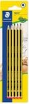 STAEDTLER Noris 120 Bleistift HB &ndash; 5er-Set, Sechskant | Aus wiederaufbereiteten