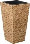 VIVANNO Pflanzk&uuml;bel Wasserhyazinthe Natur Eckig 60x28x28cm Blumentopf 