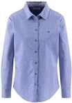 FYNCH-HATTON Oxfordbluse aus Baumwolle mit Streifenmuster und Hemdkragen