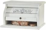 LOBERON Brotbox Bon Appetit, antikwei&szlig; | Klassische Form, Rolldeckel im