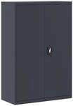 vidaXL Aktenschrank Anthrazit 90x40x140 cm Stahl