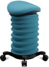 TOPSTAR Sitness 4D mit Rollen - AGR-Zertifiziert Dynamischer Sitzhocker schwarz -