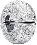 PANDORA Texturierter Mini Clip Charm aus Sterling-Silber mit Silikonkern,...