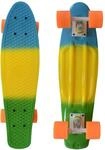 MUWO Cruiser Penny Board Mini Skateboard im Retro-Stil mit PU-R&auml;dern, 55 cm...