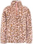 Zwillingsherz Damen Teddy Troyer Rosa Fleecepullover Rei&szlig;verschluss Gr. S&ndash;2XL