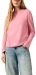 QS Damen Langarmshirt &ndash; Jersey, Nieten, &uuml;berschnittene Schulter