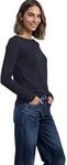 Damen Basic Shirt mit U-Boot-Ausschnitt