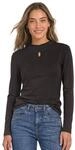 Damen Shirt mit Turtle Neck und Schlitzdetail