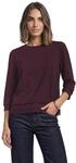 Street One Damen 3231979 3/4-Arm Shirt mit Spitzenkante am Saum (1er Pack)
