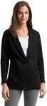 Tom Tailor Damen 1048646 Loose Fit Blazer mit Glitzer-Effekt (1er Pack)