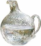 LOBERON Krug Valters, klar | Mundgeblasenes Glas, Besondere Oberfl&auml;che,...