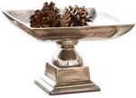 Loberon Schale Philippa, antiksilber | Massiver Aluguss, Antiksilber-Finish,