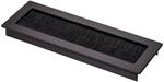 SOTECH 1 x Kabeldurchlass Toledo aus Aluminium schwarz eloxiert 200 x 70 mm 