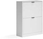 Vicco Schuhkipper Gizmo, Wei&szlig;/Schwarz, 59 x 77.6 cm | mit 2 F&auml;chern