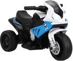 HOMCOM BMW S1000RR 6V Elektromotorrad mit Scheinwerfer mit Musik Blau | Elektro