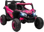 AIYAPLAY Kinder Elektroauto 12V mit 2,4 GHz Fernbedienung 2 Motor Rosa | Kinderauto