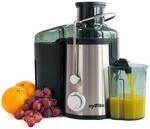 Grafner Express Entsafter f&uuml;r Obst und Gem&uuml;se, 400 Watt, 3 Geschwindigkeitsstufen,