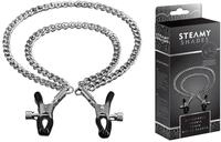 STEAMY SHADES Adjustable Double Chain Nipple Clamps