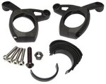 busch+m&uuml;ller Unisex &ndash; Erwachsene 470LHPB Scheinwerferhalterung, Schwarz,