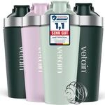 VETAIN Edelstahl Shaker Proteinshake - 100% Auslaufsicher - 700ml | Premium...