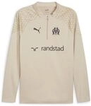 PUMA Olympique Marseille Training Sweatshirt Beige Unisex