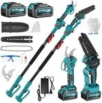 4-in-1 Akku Hochentaster kompatibel mit Makita Akku, B&uuml;rstenloser 6 Zoll Mini