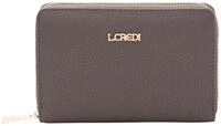 L.CREDI Geldb&ouml;rse Perla Zip Around Wallet Dark Taupe