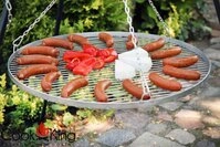 CookKing Grillrost aus Edelstahl &Oslash; 80 cm f&uuml;r Dreibein Schwenkgrill (80)
