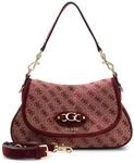 Guess Damen Schultertasche Samantha Flap Shoulder Bag