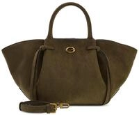 GUESS Umh&auml;ngetasche Schultertasche Allegra Girlfriend Satchel Olive olivgr&uuml;n
