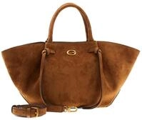 GUESS Umh&auml;ngetasche Schultertasche Allegra Girlfriend Satchel Cognac braun