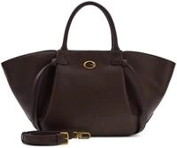 GUESS Umh&auml;ngetasche Schultertasche Allegra Girlfriend Satchel Brown dunkelbraun