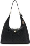 GUESS Schultertasche Ella Logo Hobo Black Logo schwarz