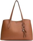 GUESS Schultertasche Melody 2 In 1 Tote Caramel hellbraun