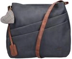 Rieker H1005-14 Damen Umh&auml;ngetasche Synthetik blau