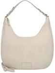 Burkely Leder Schultertasche Soft Skylar Hobo Round Bag Grey taupe